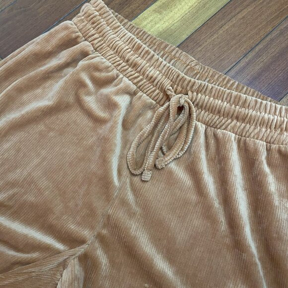 Orange Ribbed Cargo Joggers size Large - Picture 4 of 9